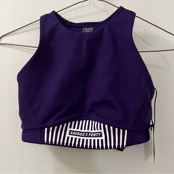 Savage X Fenty XCCENTUATE MEDIUM-IMPACT LONGLINE SPORTS BRA - Picture 9 of 16